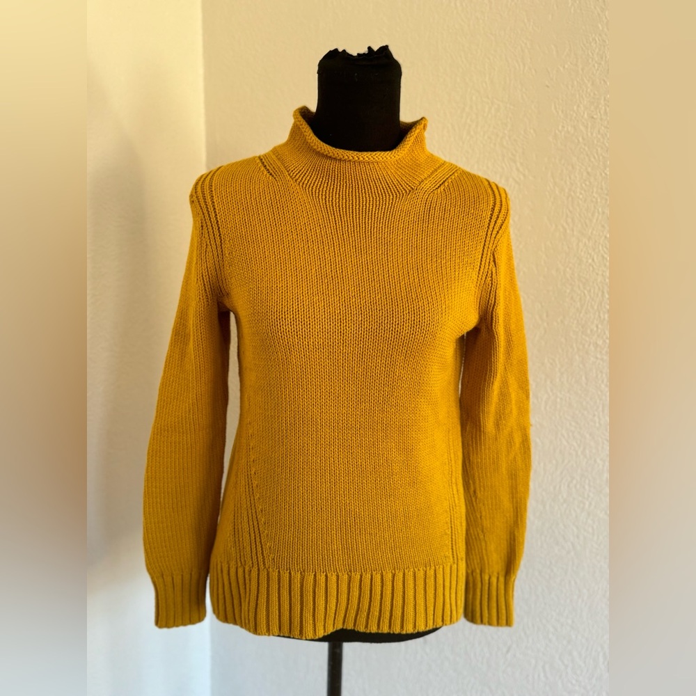 NWT J. Crew Always 100% cotton mustard colored sweater